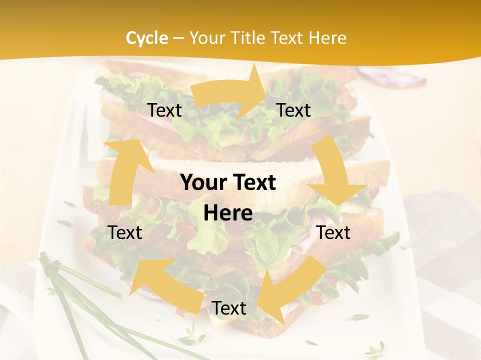 Tomato Salad Meal PowerPoint Template