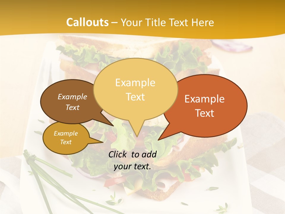Tomato Salad Meal PowerPoint Template
