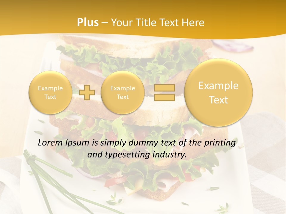 Tomato Salad Meal PowerPoint Template
