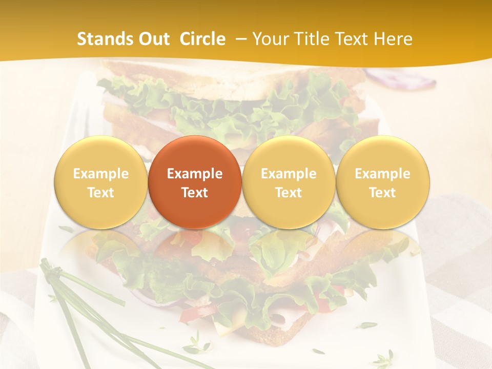 Tomato Salad Meal PowerPoint Template
