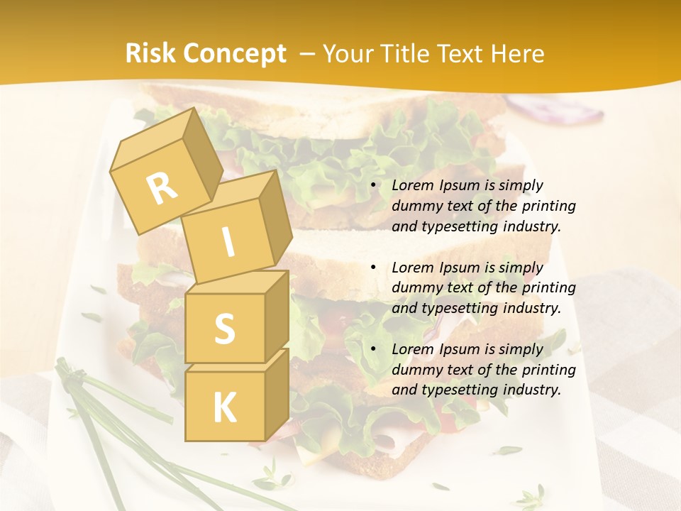 Tomato Salad Meal PowerPoint Template