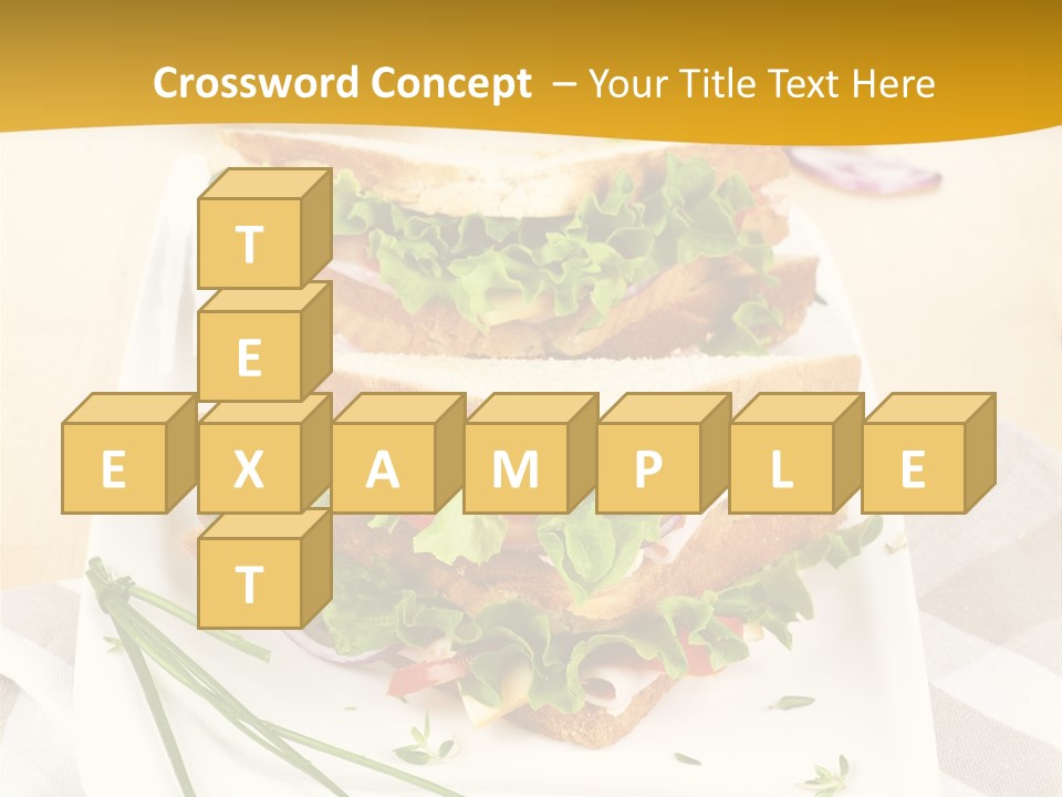 Tomato Salad Meal PowerPoint Template