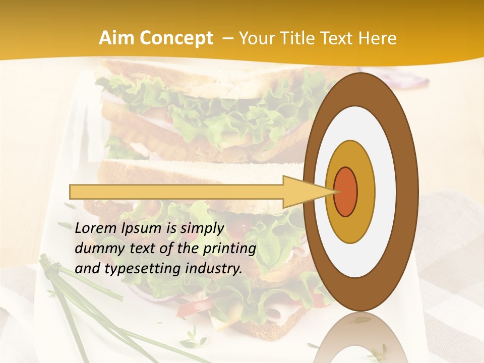 Tomato Salad Meal PowerPoint Template
