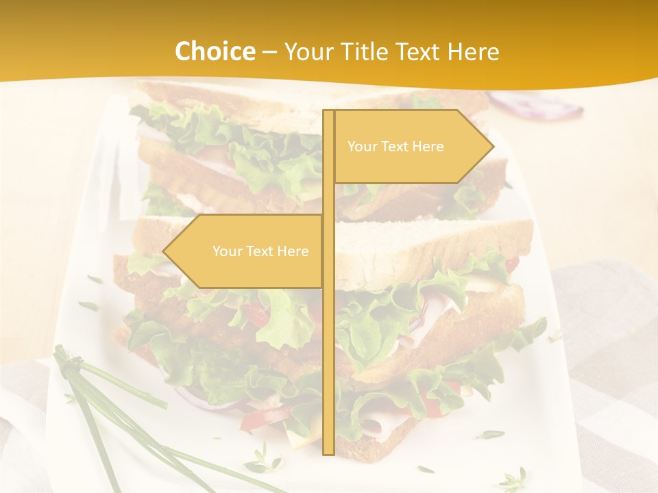 Tomato Salad Meal PowerPoint Template