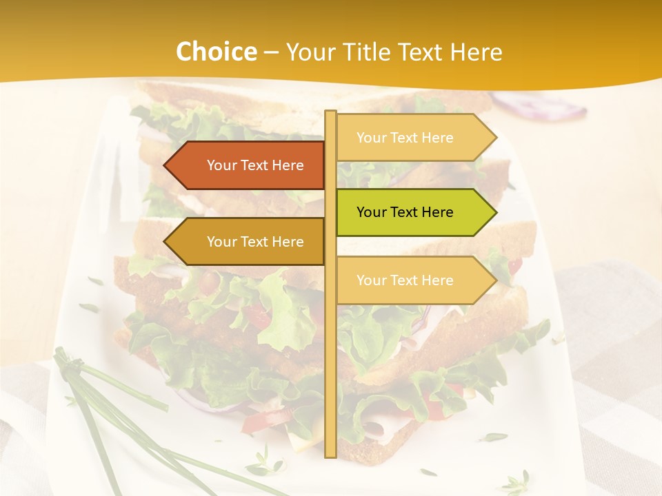 Tomato Salad Meal PowerPoint Template