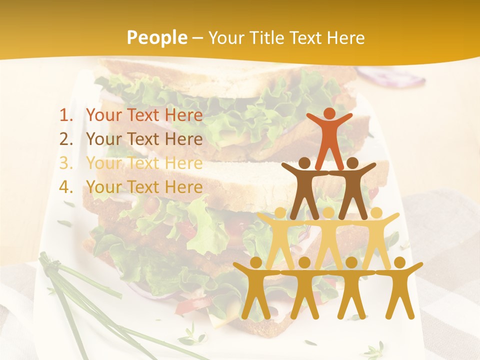 Tomato Salad Meal PowerPoint Template