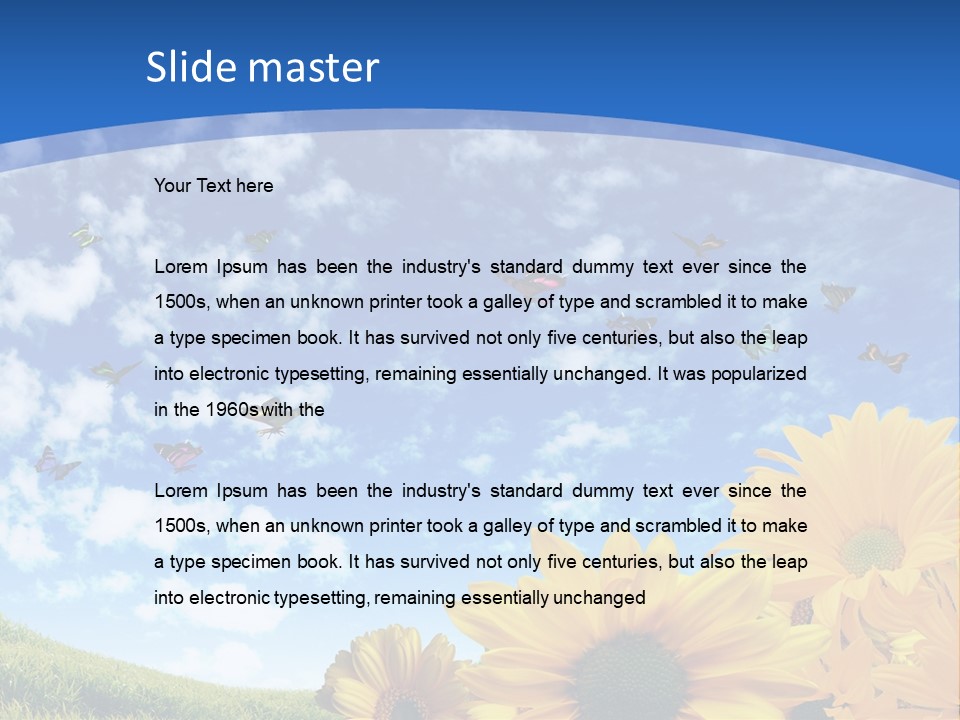 Rails Foot Vintage PowerPoint Template