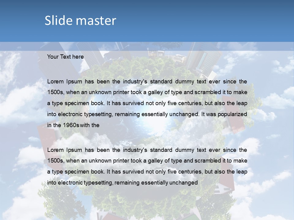 Track Drainage Bullhead PowerPoint Template