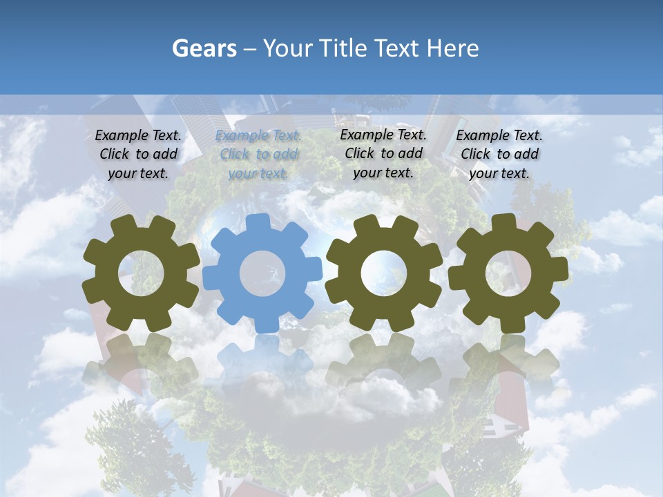 Track Drainage Bullhead PowerPoint Template