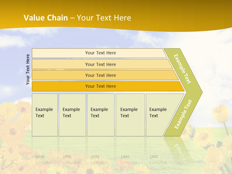 Gauge Foot Shadows PowerPoint Template