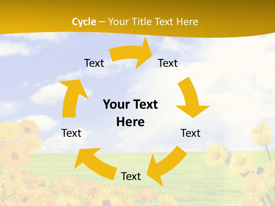 Gauge Foot Shadows PowerPoint Template