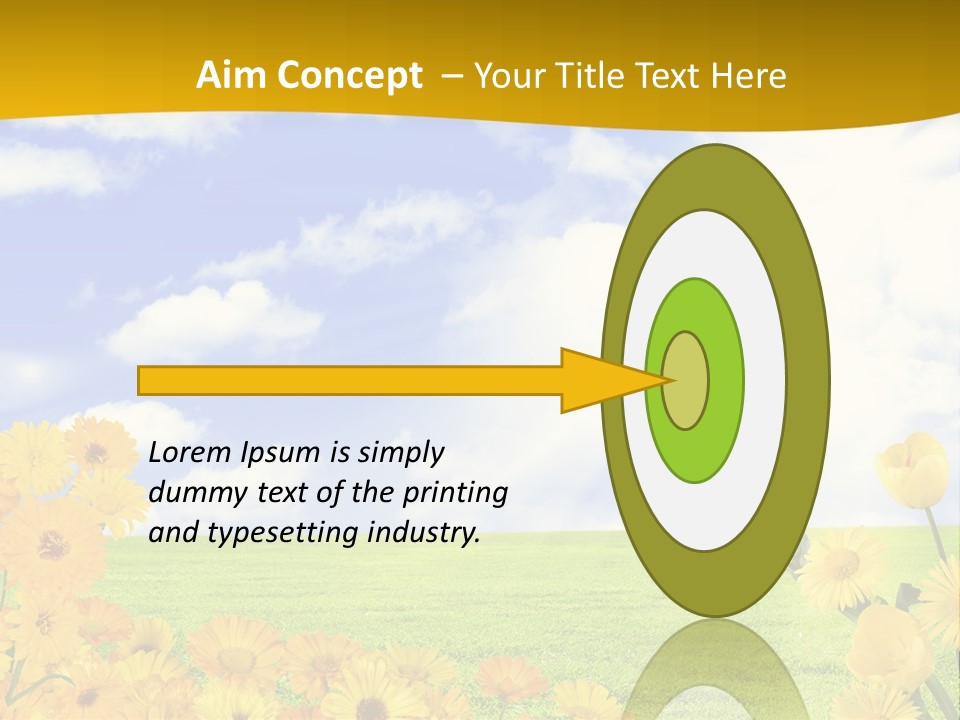 Gauge Foot Shadows PowerPoint Template