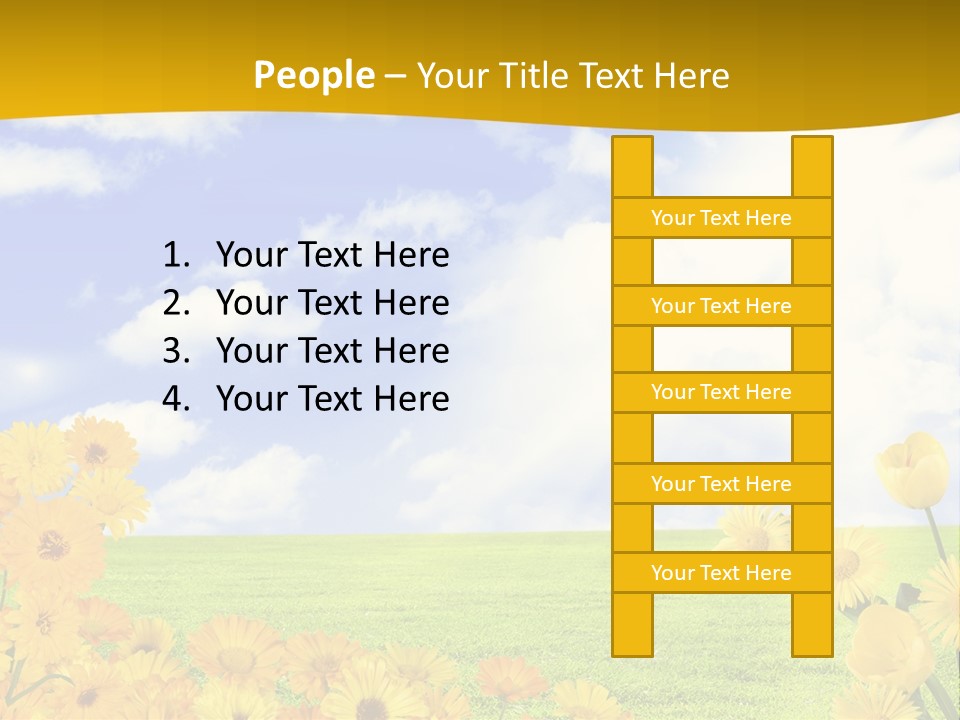 Gauge Foot Shadows PowerPoint Template
