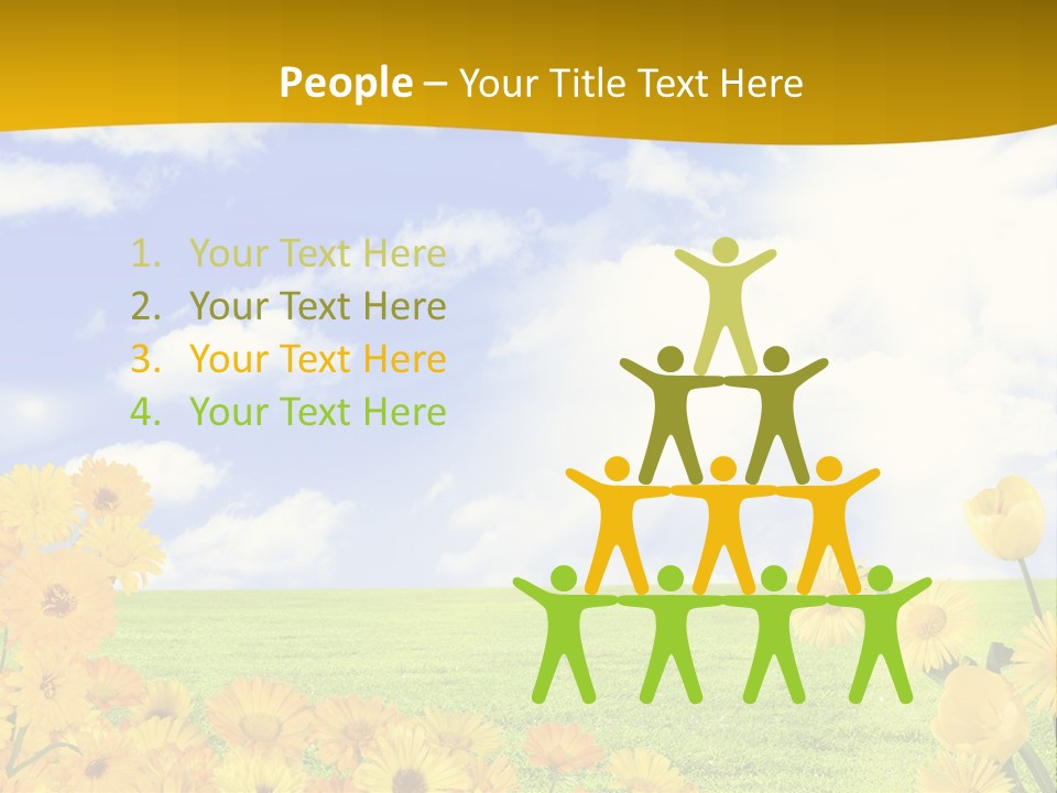 Gauge Foot Shadows PowerPoint Template