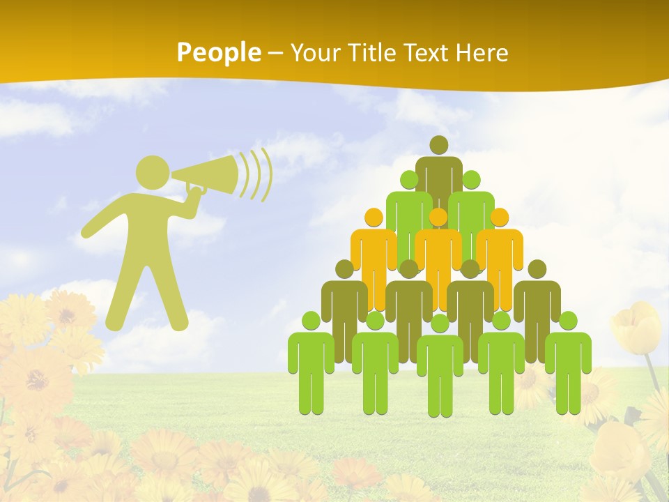 Gauge Foot Shadows PowerPoint Template