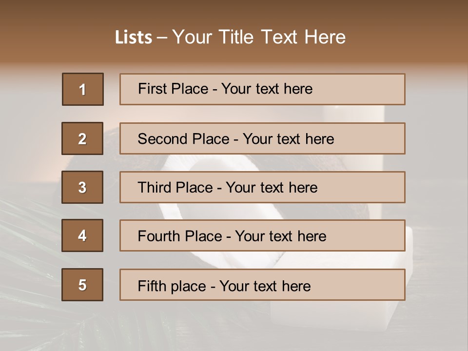 Organic Soap Nut PowerPoint Template