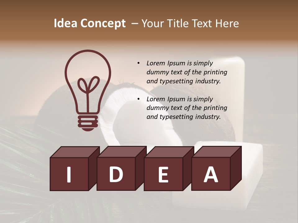 Organic Soap Nut PowerPoint Template