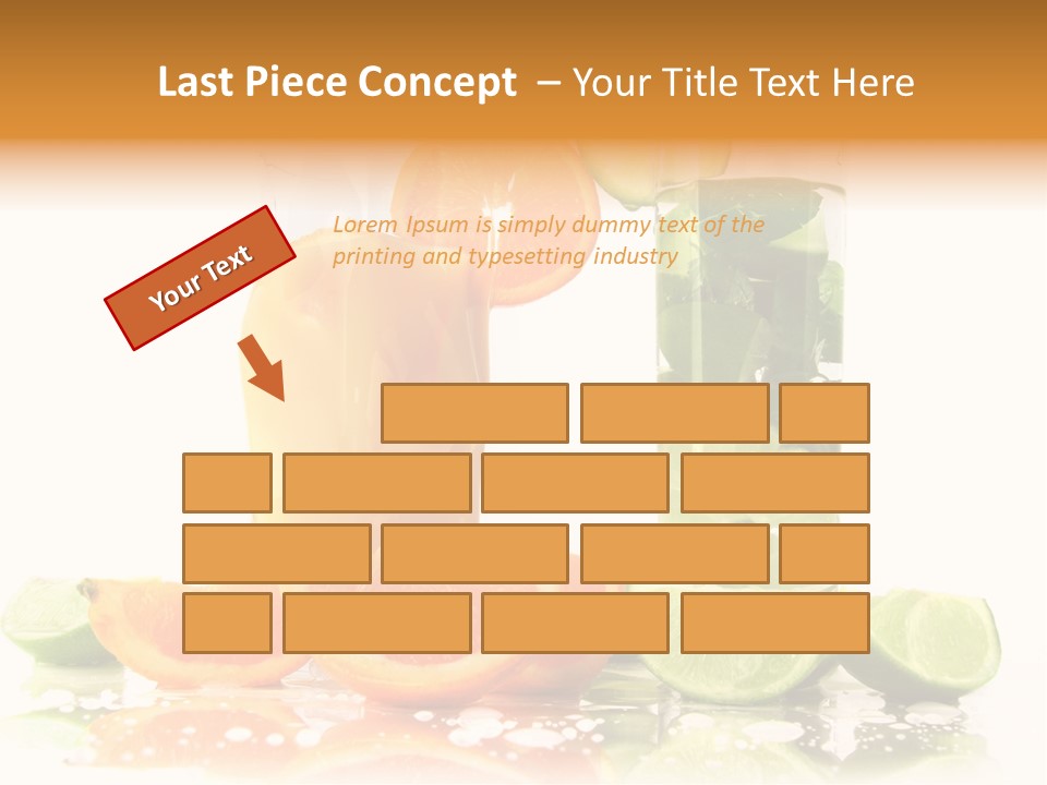 Serving Citric Lemon PowerPoint Template