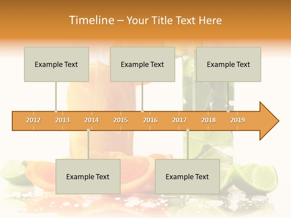 Serving Citric Lemon PowerPoint Template