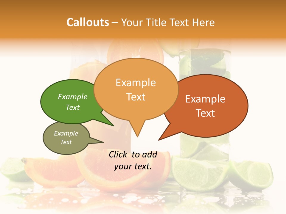 Serving Citric Lemon PowerPoint Template