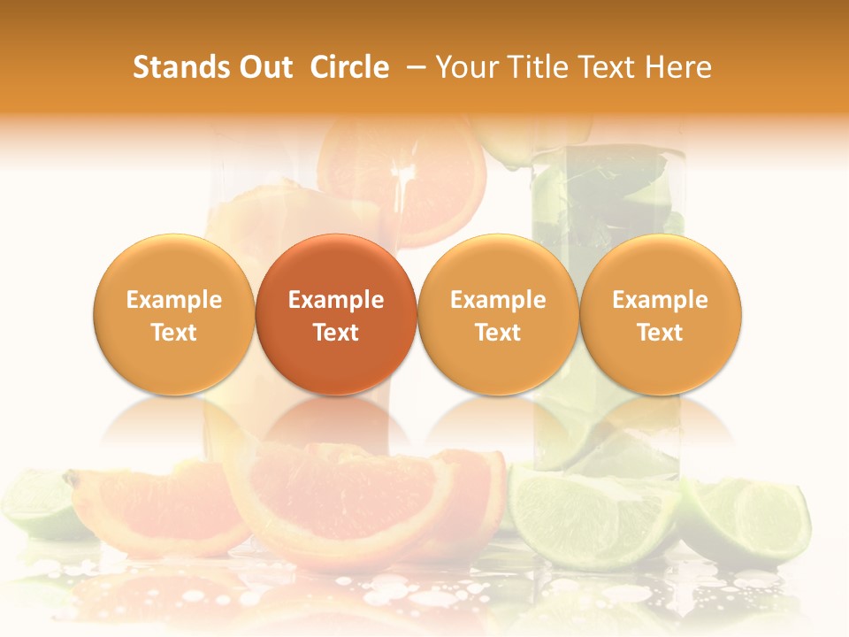 Serving Citric Lemon PowerPoint Template