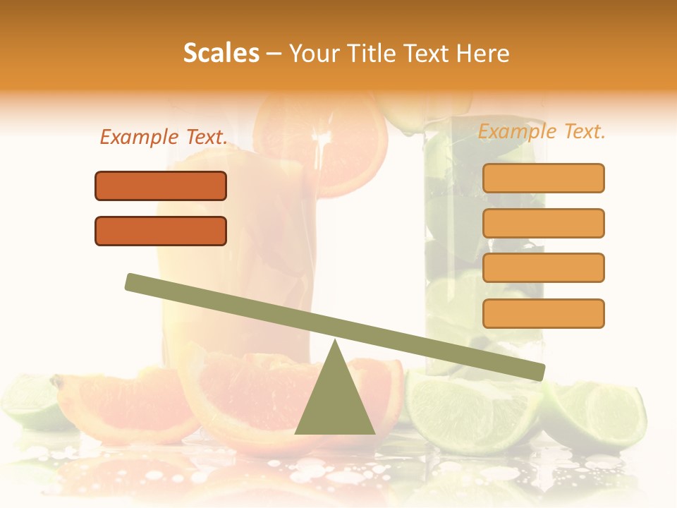 Serving Citric Lemon PowerPoint Template