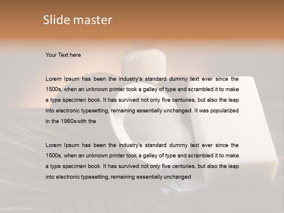 Bathroom Wood Green PowerPoint Template