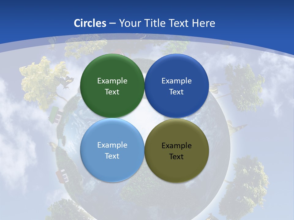 Aromatherapy White Leaves PowerPoint Template