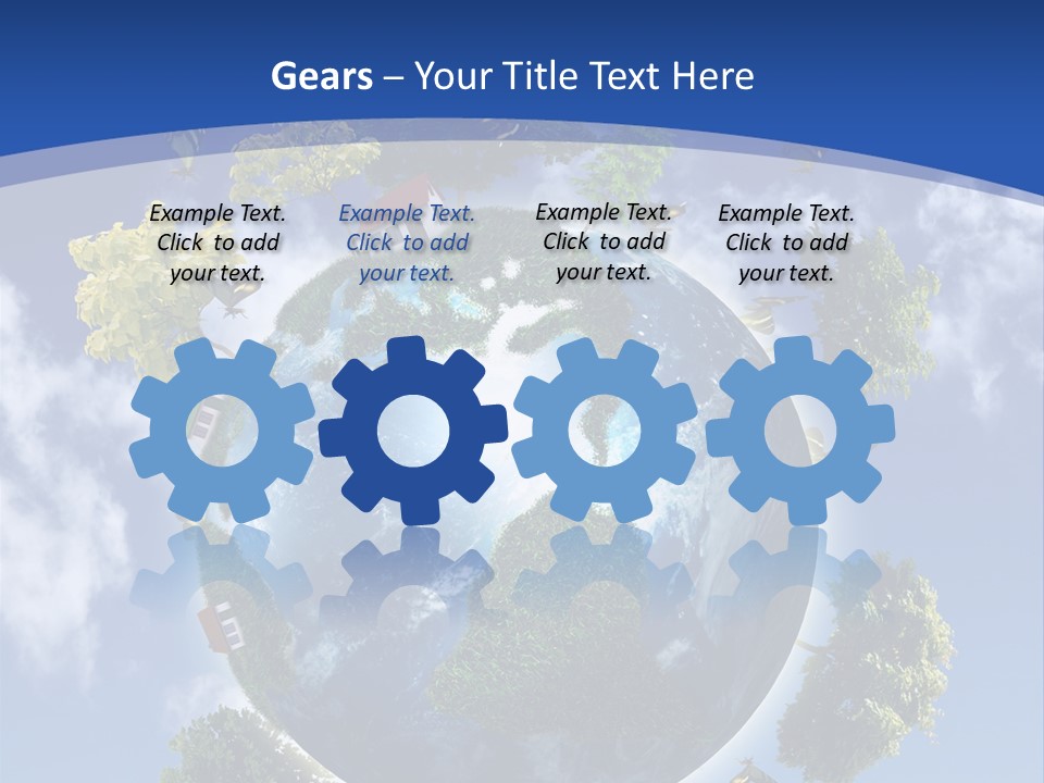 Aromatherapy White Leaves PowerPoint Template