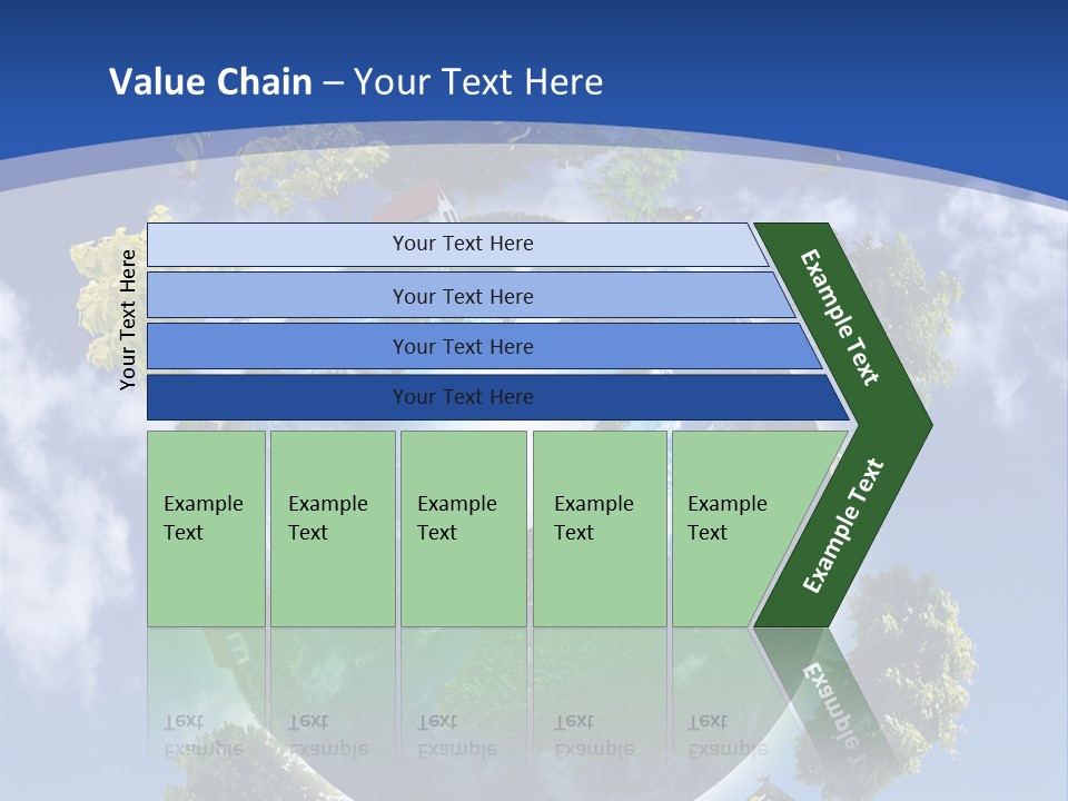 Aromatherapy White Leaves PowerPoint Template