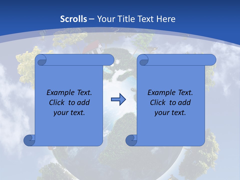 Aromatherapy White Leaves PowerPoint Template