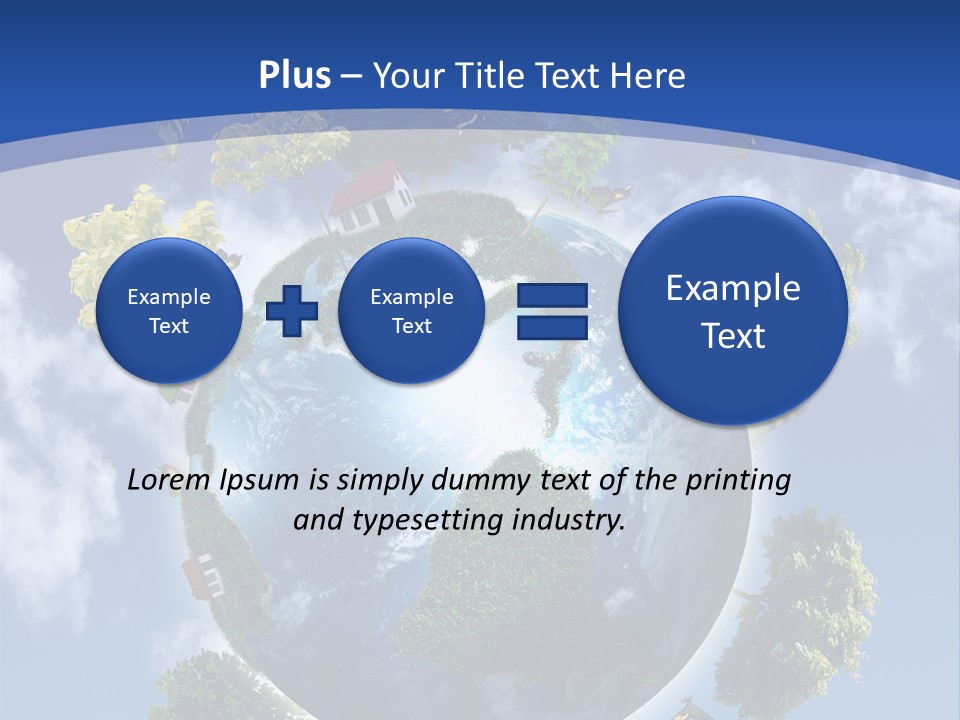 Aromatherapy White Leaves PowerPoint Template
