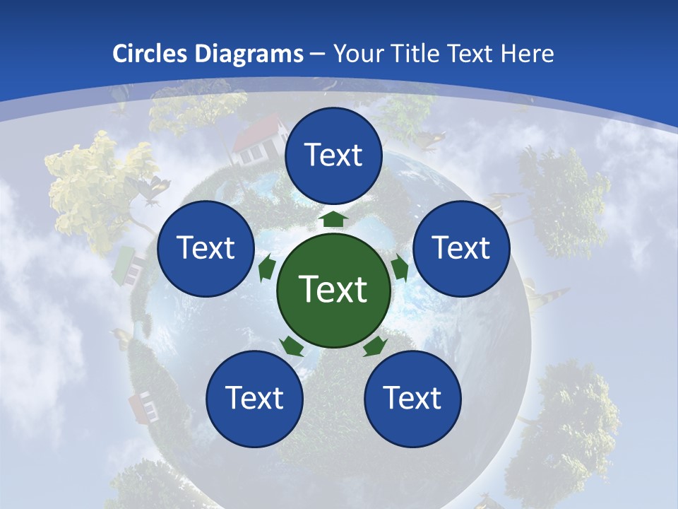 Aromatherapy White Leaves PowerPoint Template