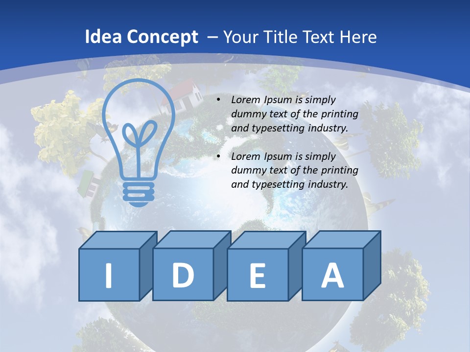 Aromatherapy White Leaves PowerPoint Template