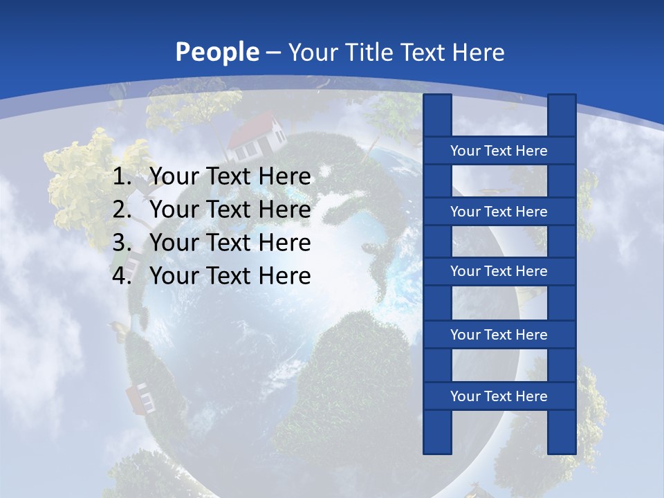 Aromatherapy White Leaves PowerPoint Template