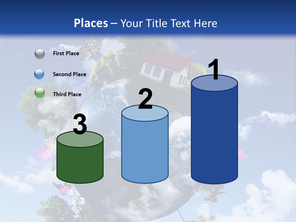 Green Closeup Relax PowerPoint Template