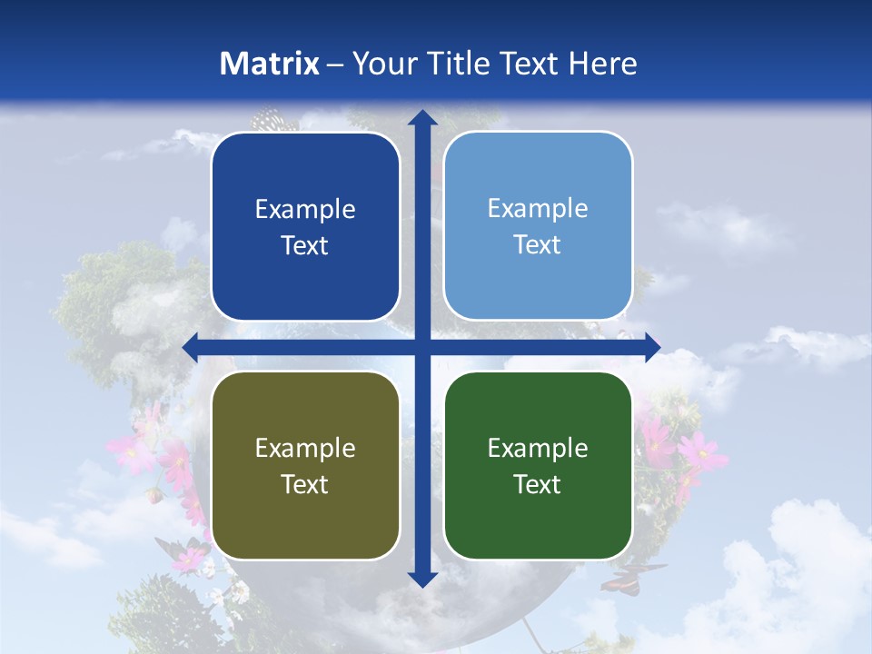 Green Closeup Relax PowerPoint Template