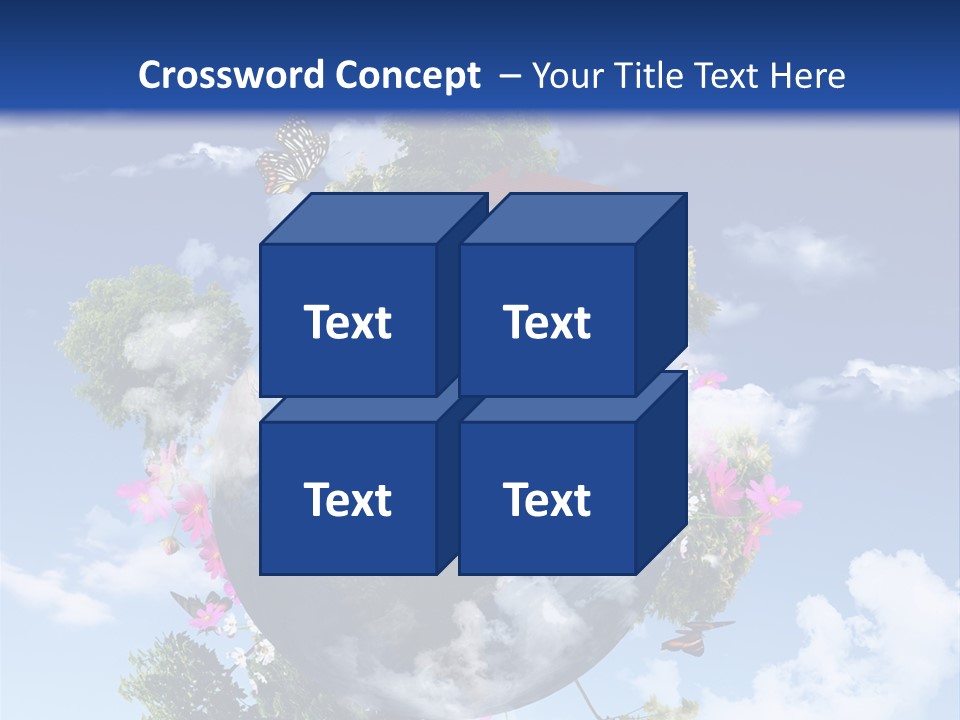 Green Closeup Relax PowerPoint Template