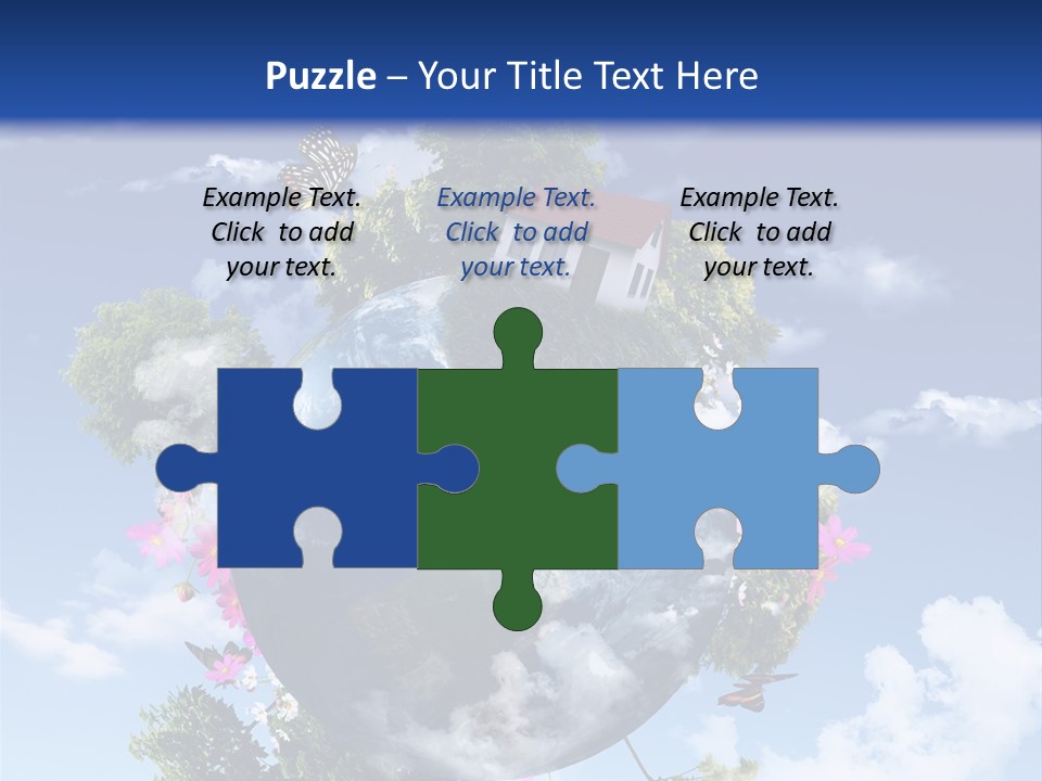 Green Closeup Relax PowerPoint Template