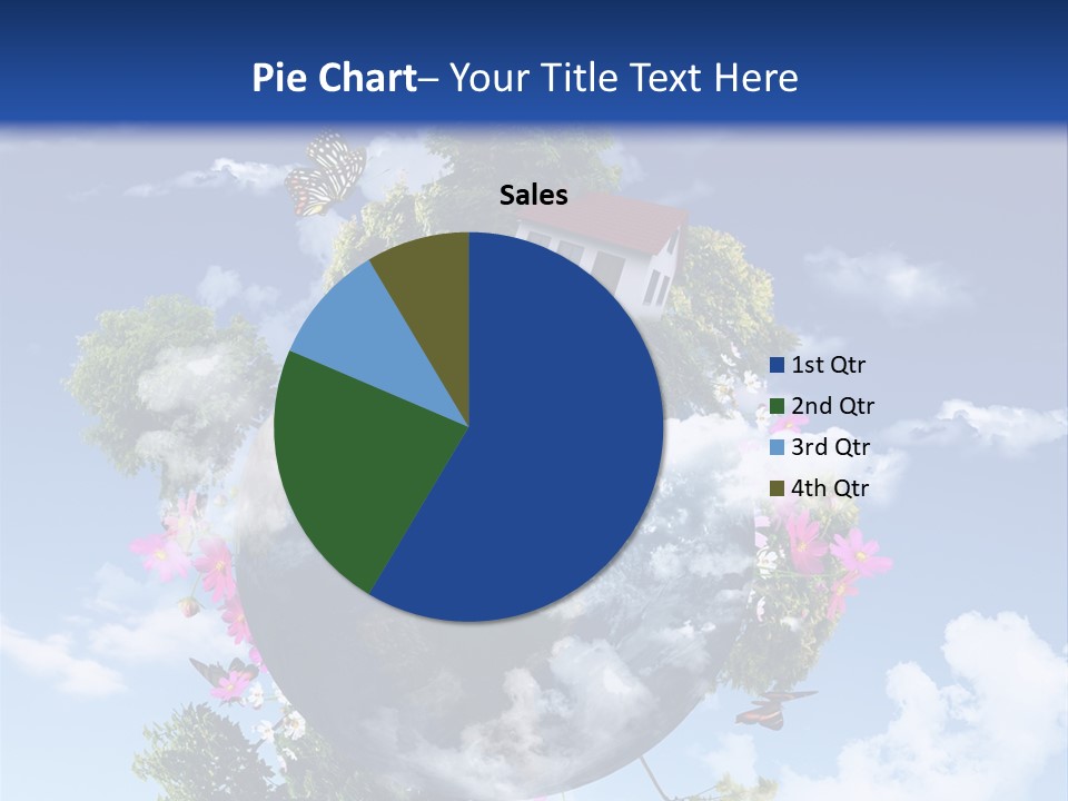 Green Closeup Relax PowerPoint Template