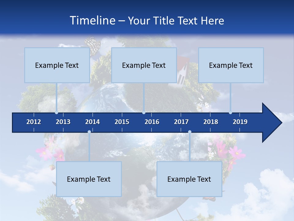 Green Closeup Relax PowerPoint Template