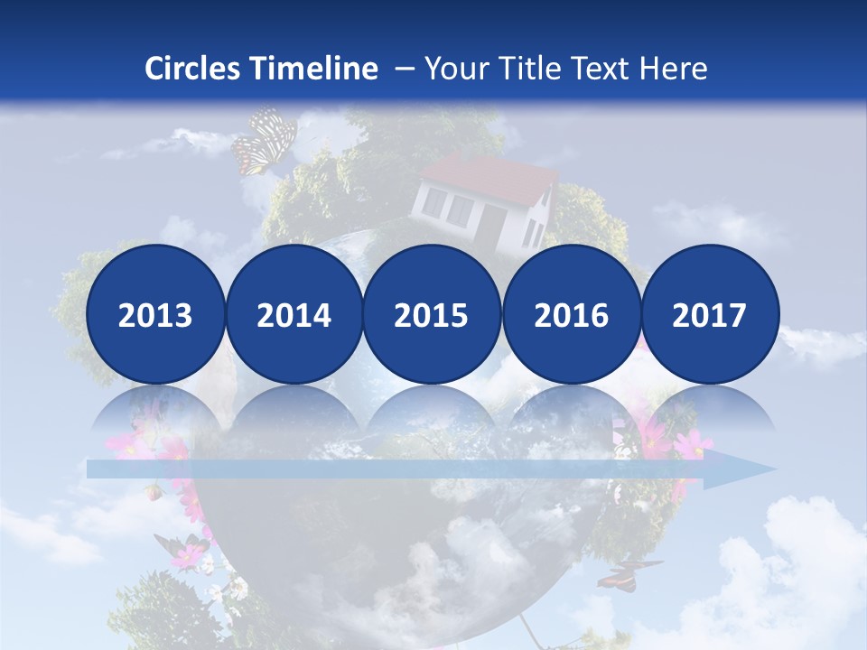 Green Closeup Relax PowerPoint Template