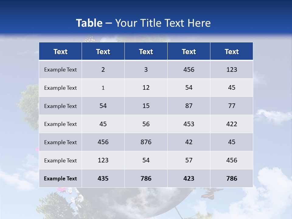 Green Closeup Relax PowerPoint Template