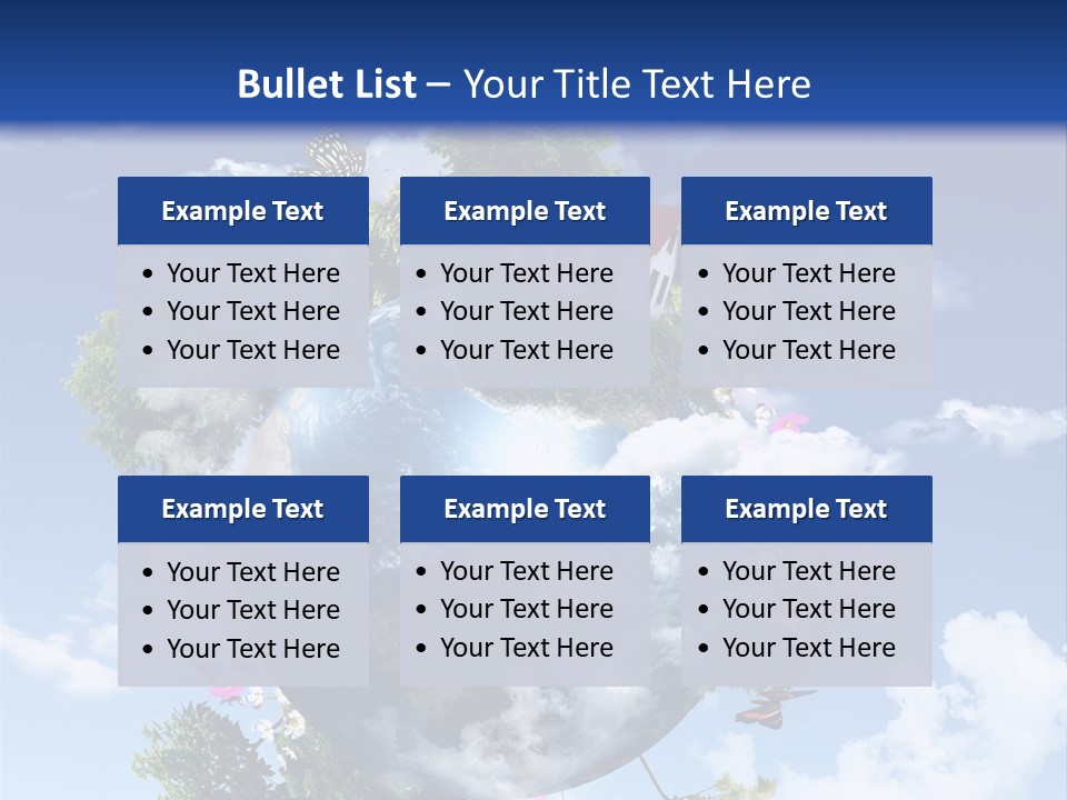 Green Closeup Relax PowerPoint Template