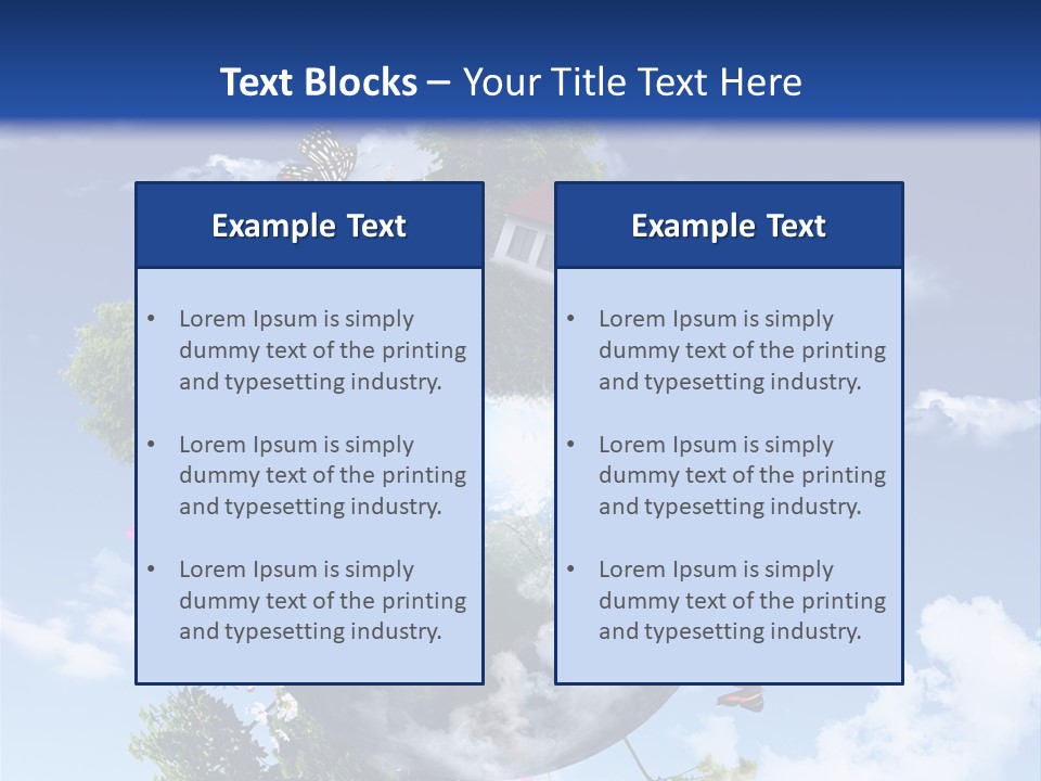 Green Closeup Relax PowerPoint Template