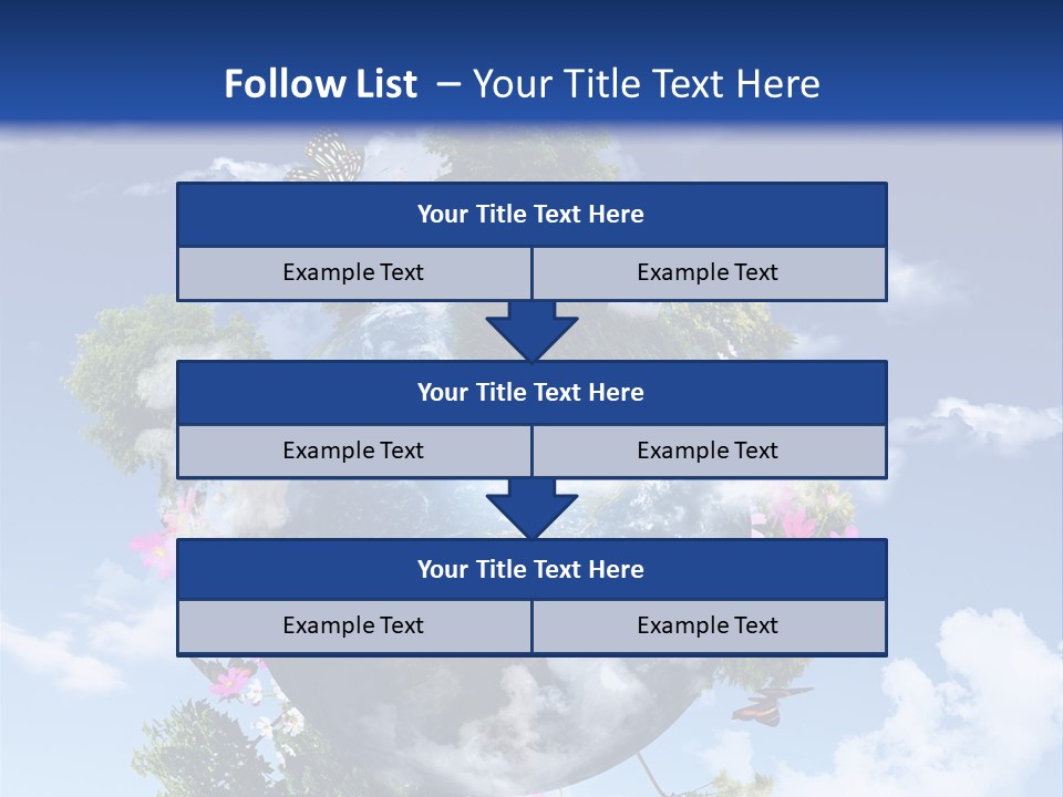 Green Closeup Relax PowerPoint Template
