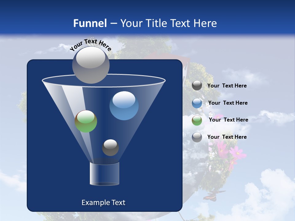 Green Closeup Relax PowerPoint Template