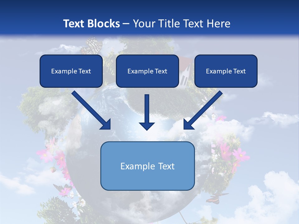 Green Closeup Relax PowerPoint Template