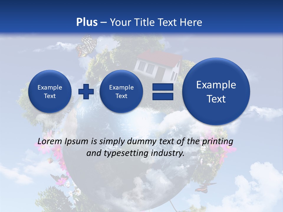 Green Closeup Relax PowerPoint Template