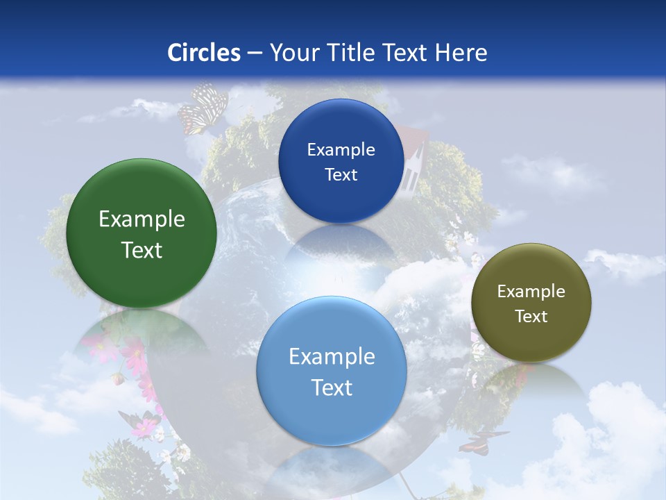 Green Closeup Relax PowerPoint Template